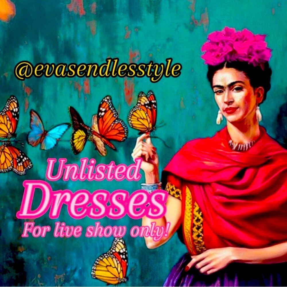 Unlisted Dresses Brand,Color&Size will be Shown On Live Show!